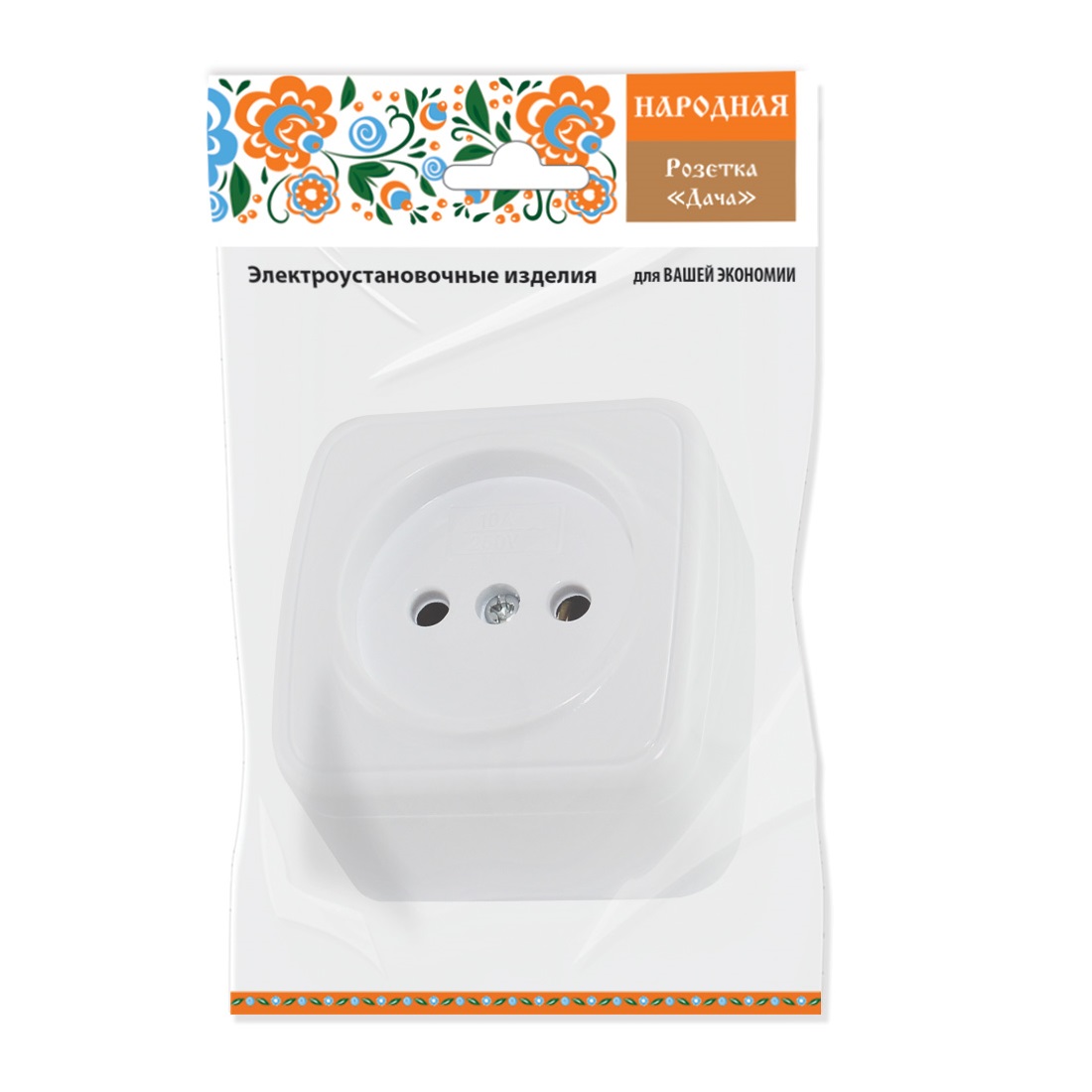 Розетка НАРОДНЫЙ Дача SQ1824-0007