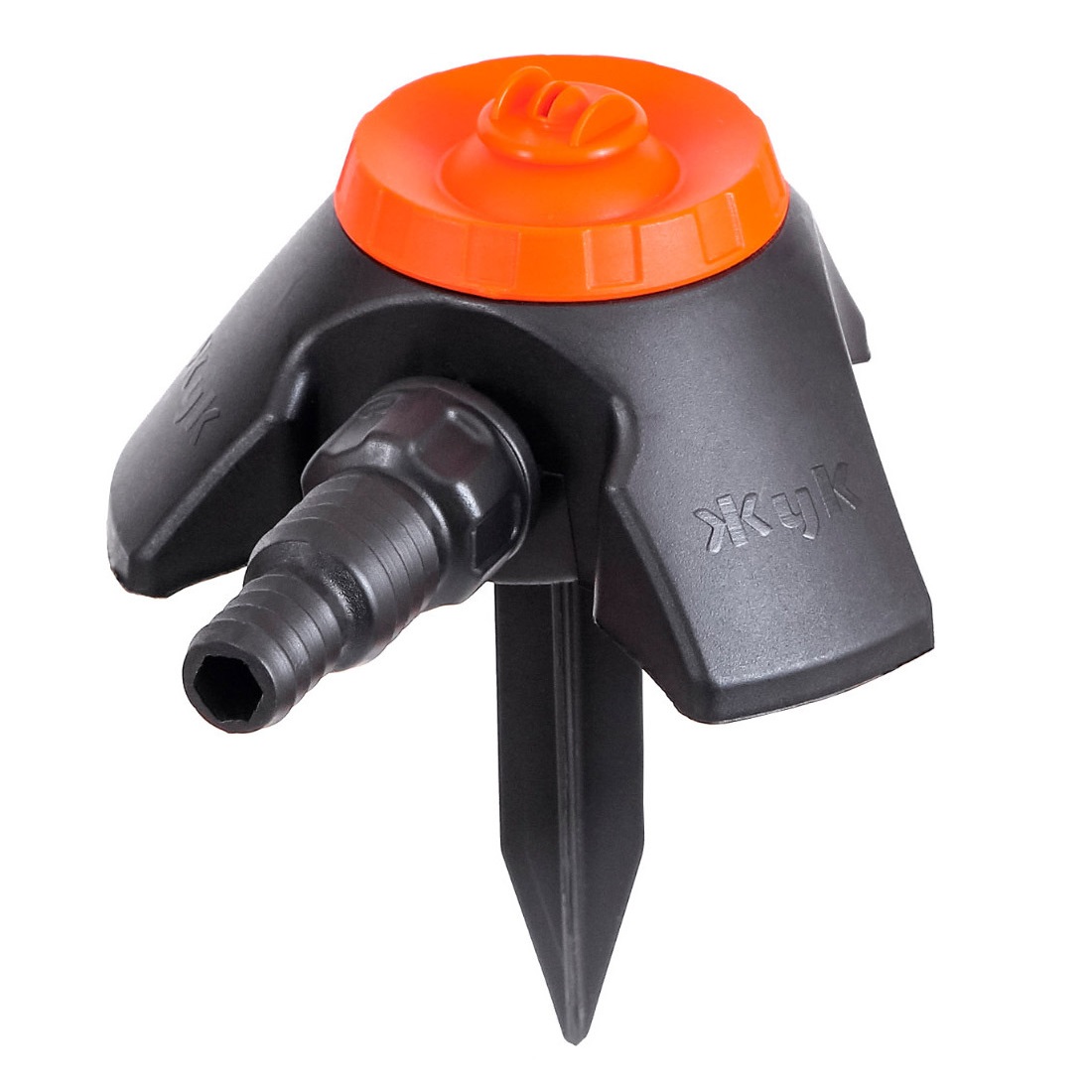 Дождеватель ЦИКЛ Жук с опорой под шланг 1/2-3/4