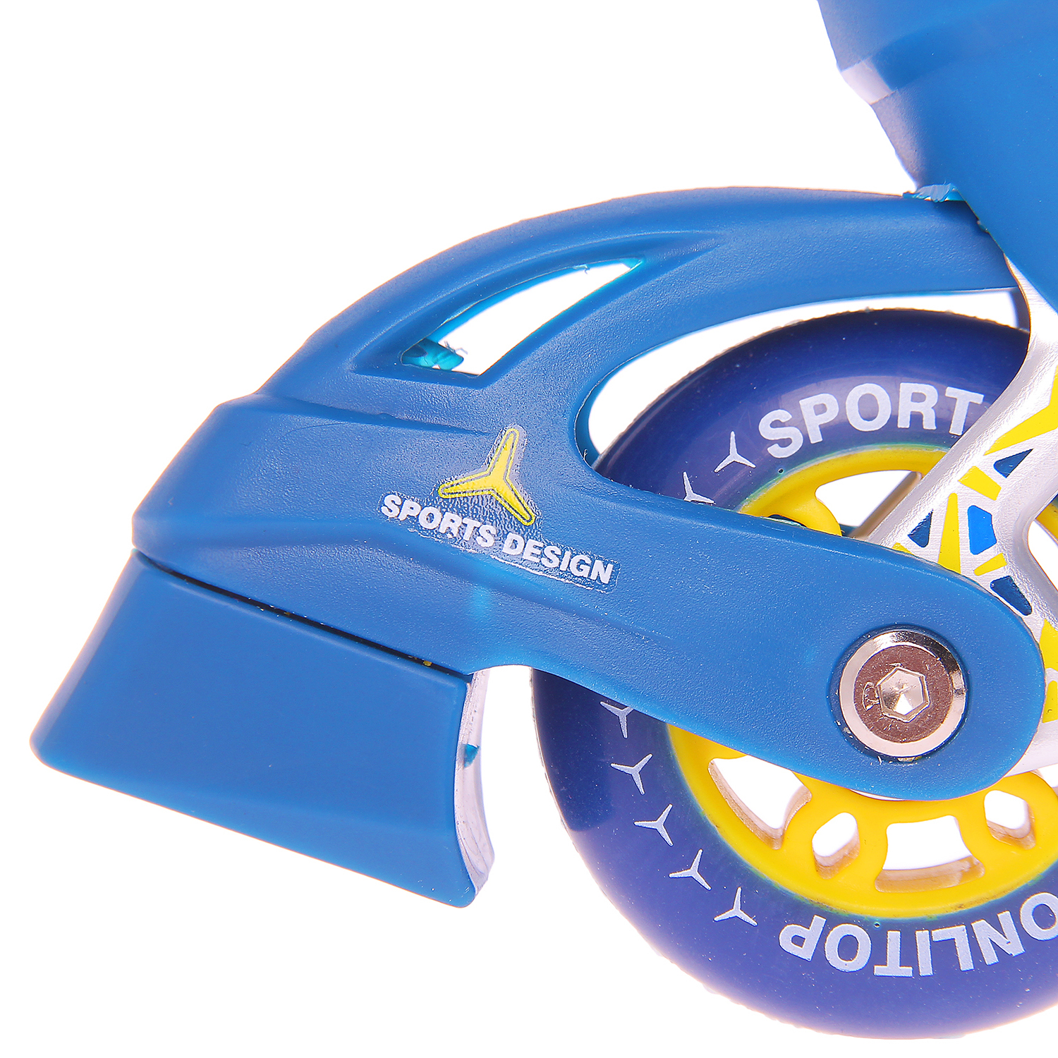 Ролики ONLITOP ABEC 7 PU 64 white-blue 31-34