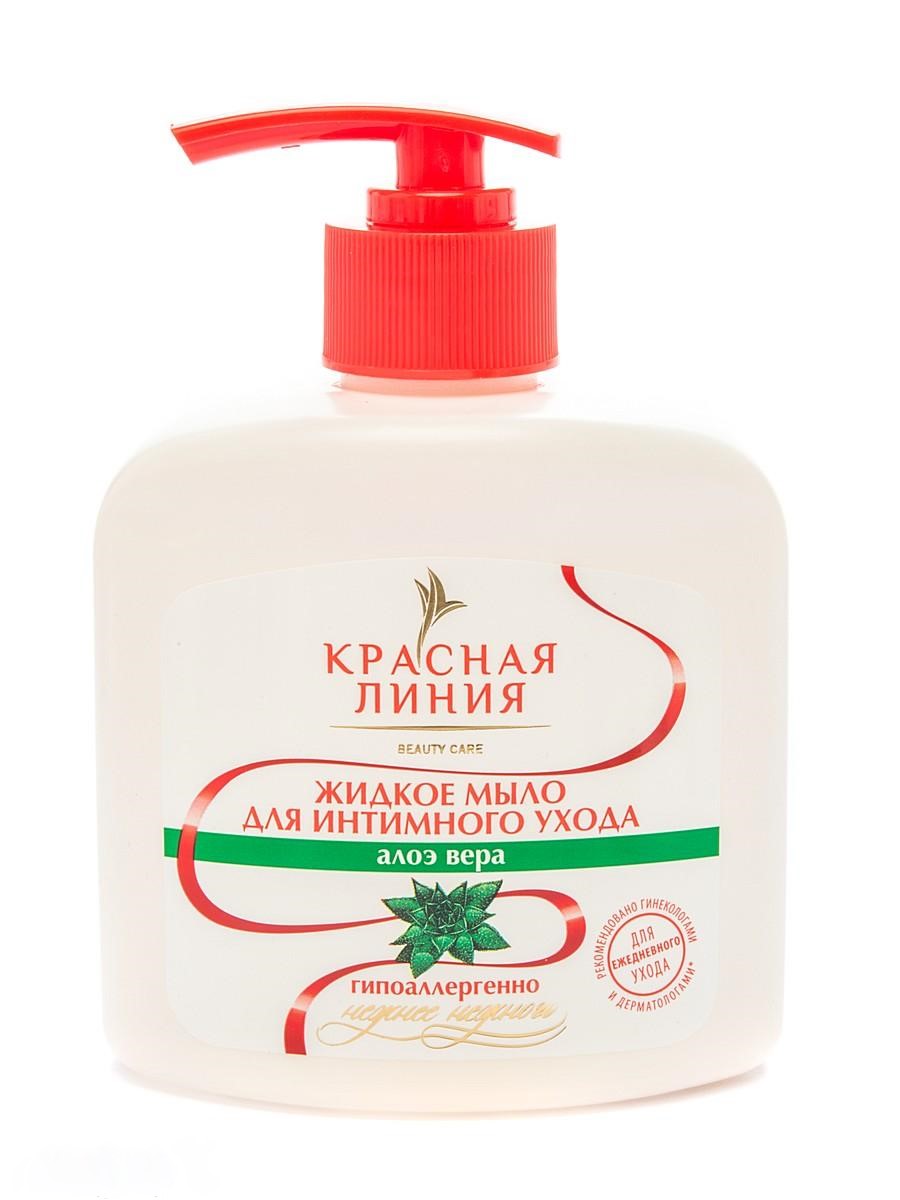 Мыло для интимной гигиены КРАСНАЯ ЛИНИЯ Алоэ Вера