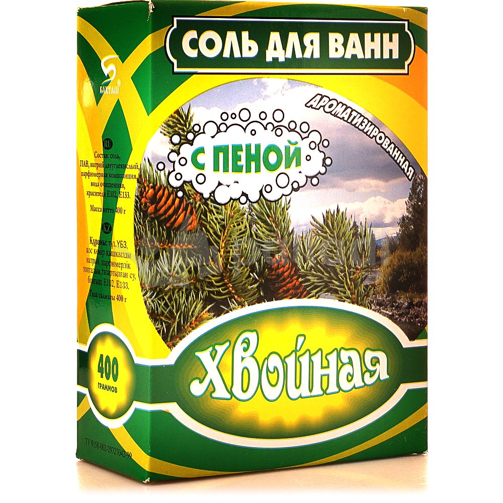 Соль для ванн БАХТАШ Хвойная
