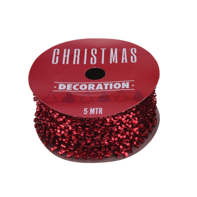 Мишура KOOPMAN CAA713520 красная 500см