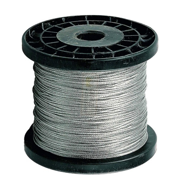 Трос стальной СТРОЙБАТ DIN3055 1мм 1пог.м