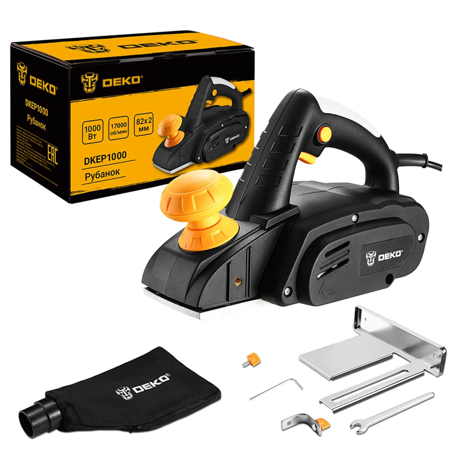 Рубанок DEKO DKEP1000