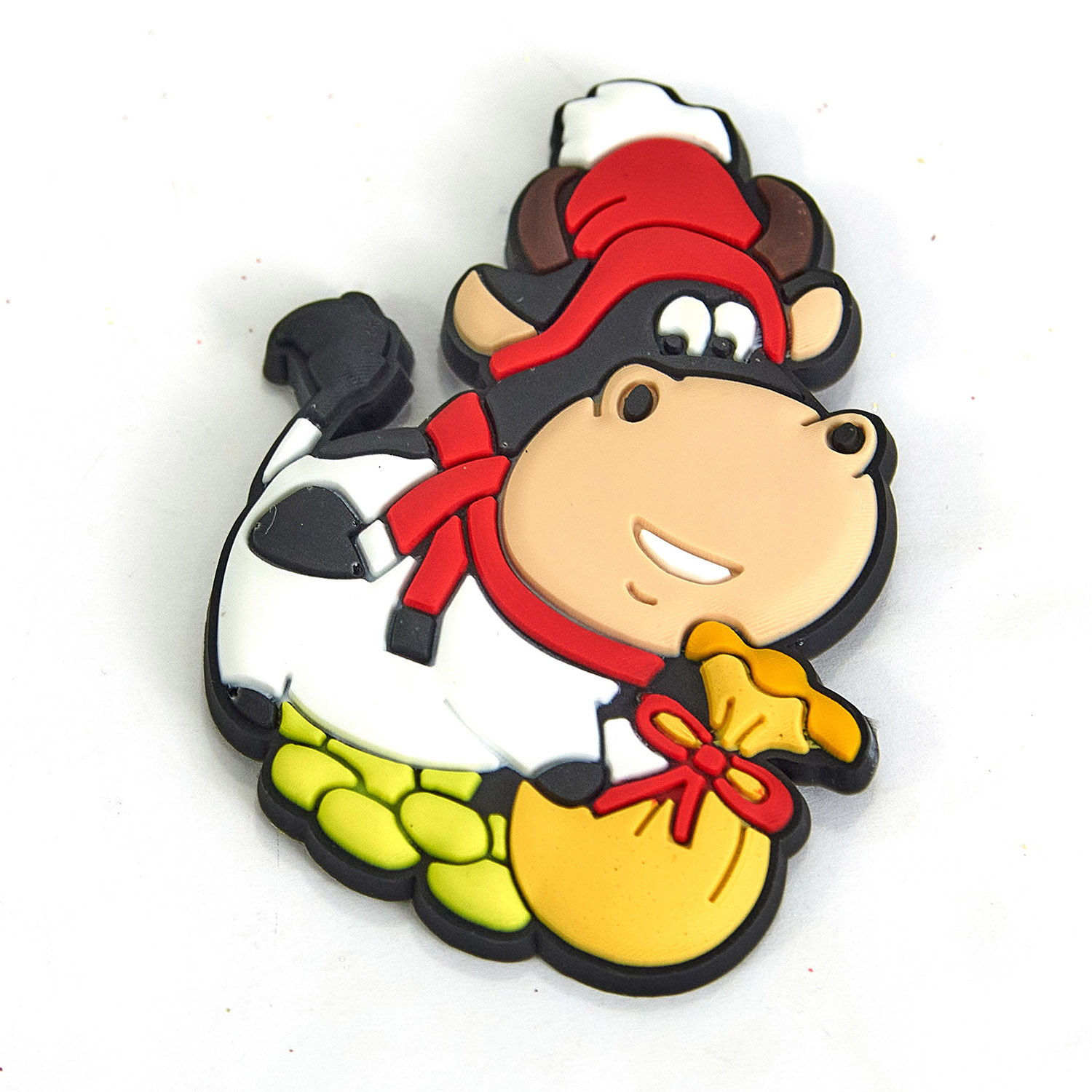 Магнит новогодний Бычок XF49608 6,5см