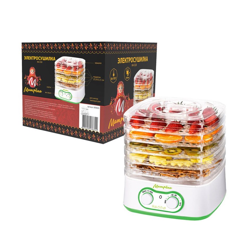 Сушилка для овощей и фруктов МАТРЁНА МА-018