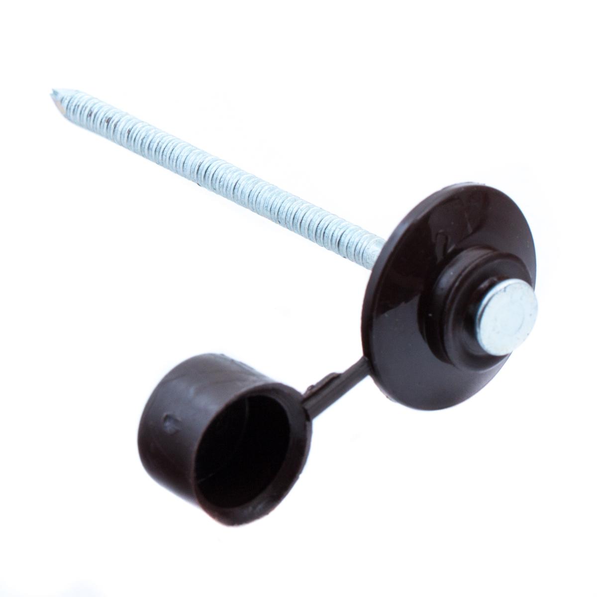 Гвозди кровельные СТРОЙБАТ коричневый 20шт