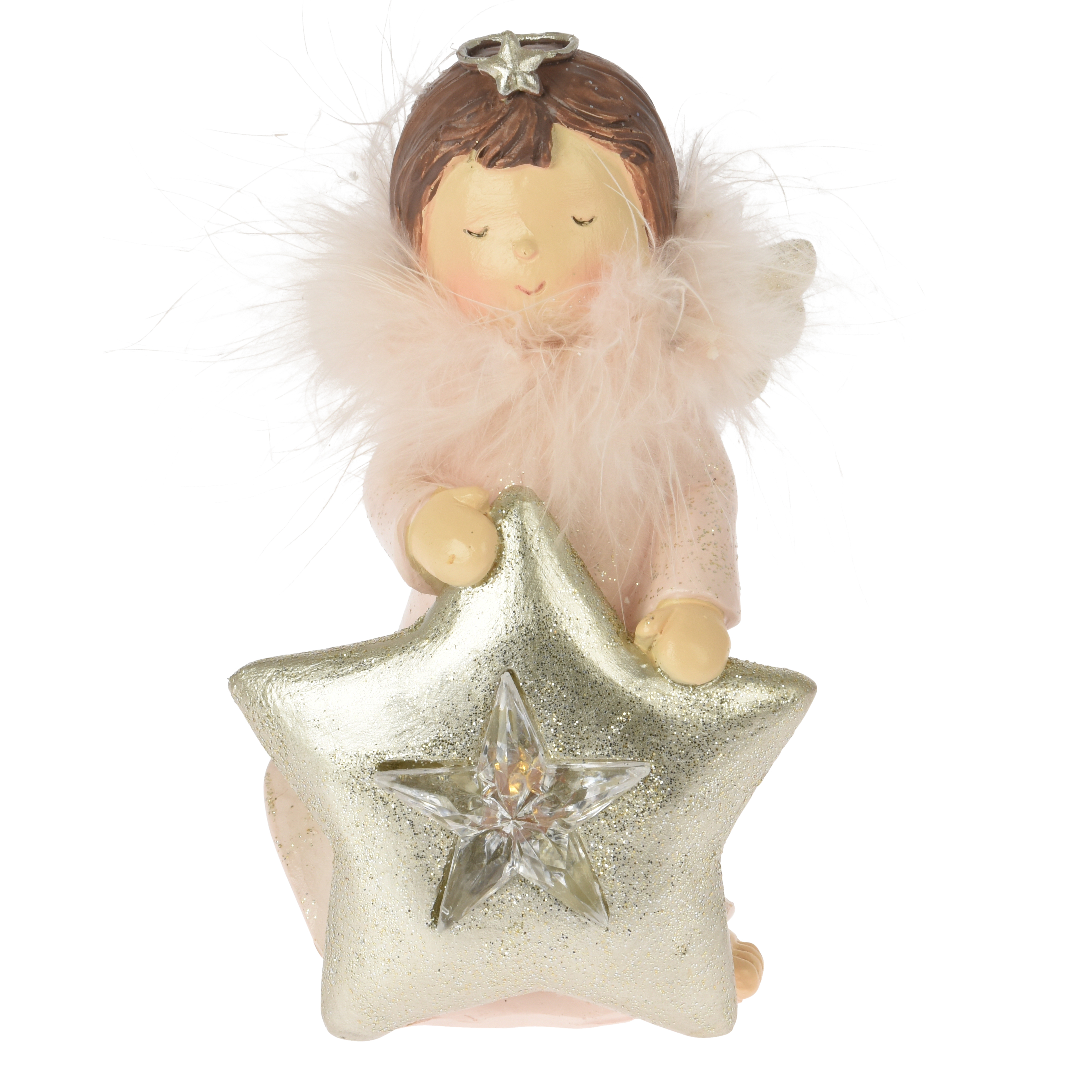 Фигурка светодиодная KOOPMAN Ангел APF479460 7,5х8,5х13см