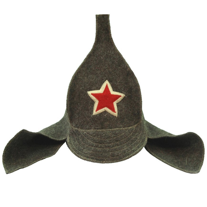 Шапка банная БАННЫЕ ШТУЧКИ Буденовка