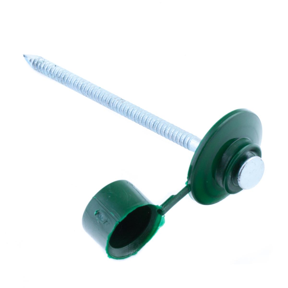 Гвозди кровельные СТРОЙБАТ зеленый 100шт