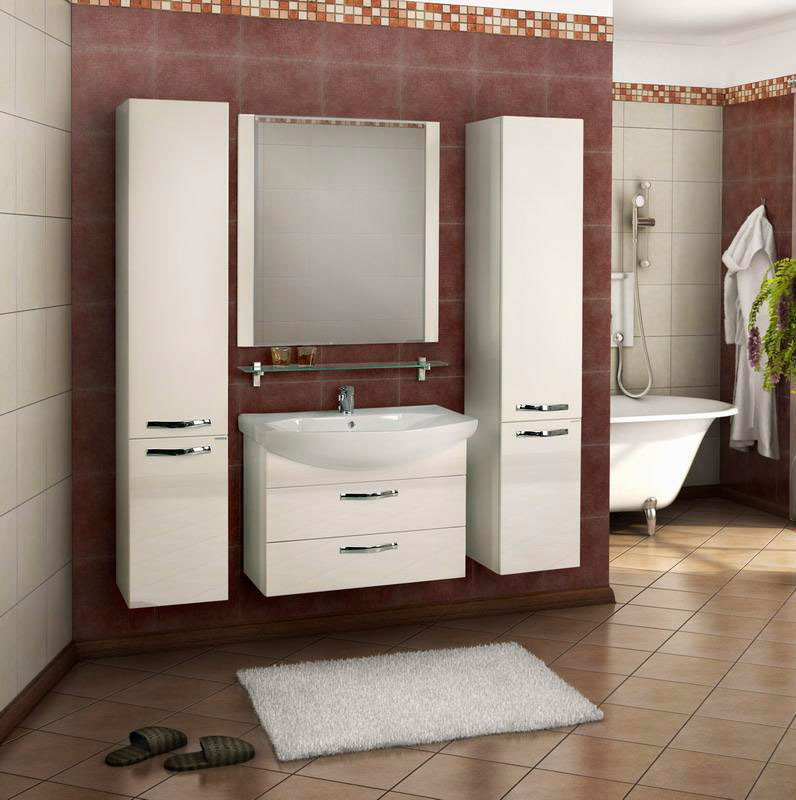 Полка стеклянная AQUATON Ария 50