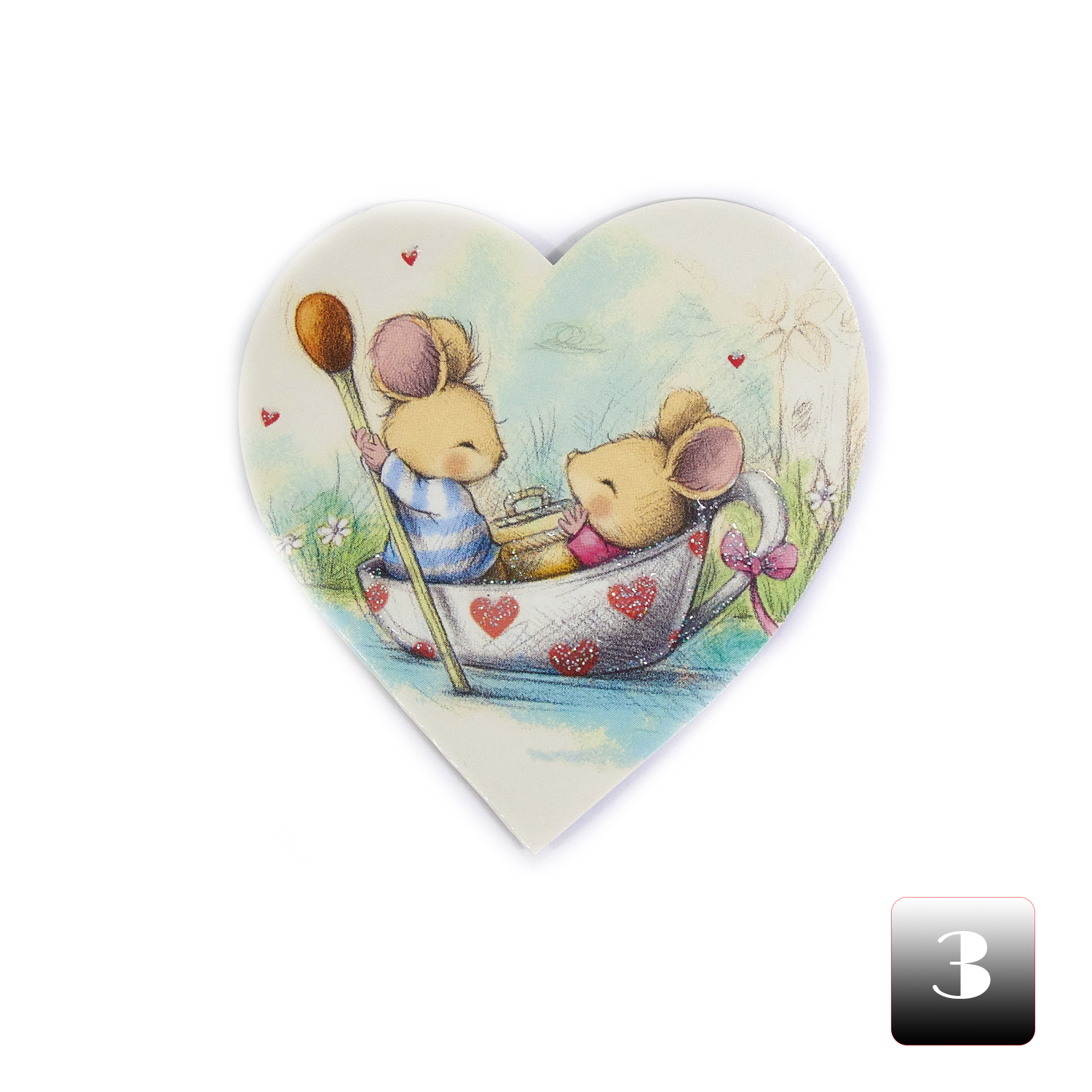 Открытка АРТ ДИЗАЙН Сердечко Д