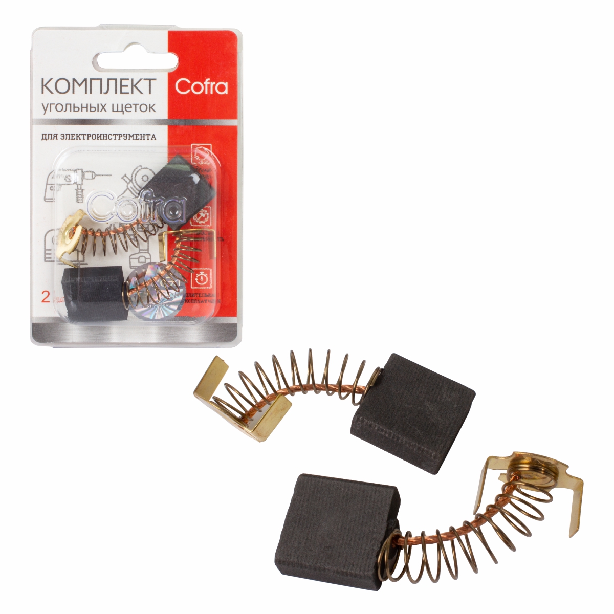 Щётка угольная COFRA Интерскол SDH-28042 2шт