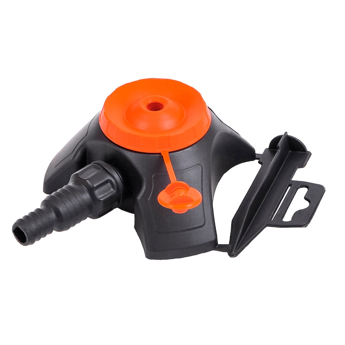 Дождеватель ЦИКЛ Жук с опорой под шланг 1/2-3/4