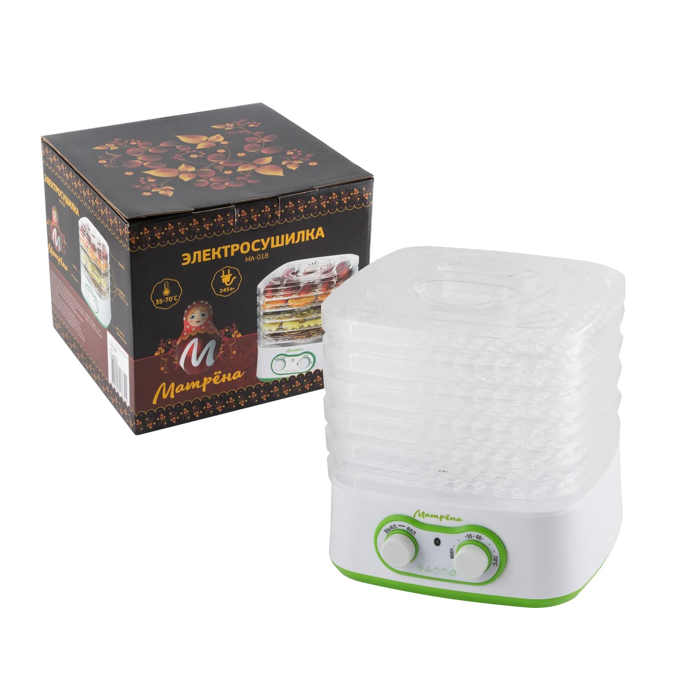Сушилка для овощей и фруктов МАТРЁНА МА-018