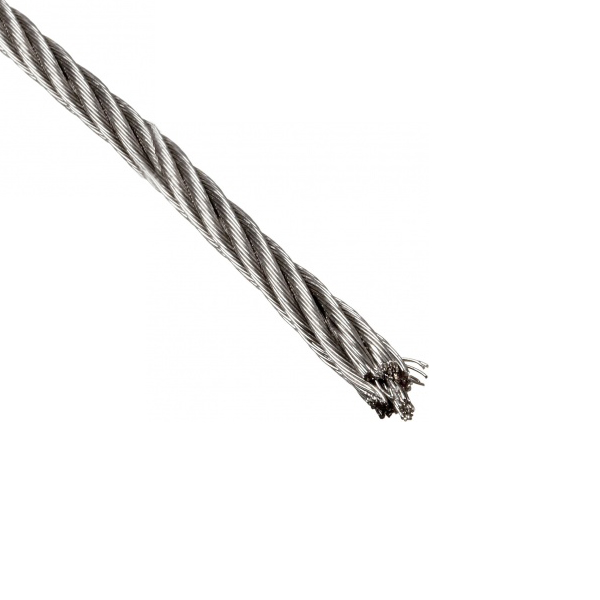 Трос стальной СТРОЙБАТ DIN3055 1мм 1пог.м